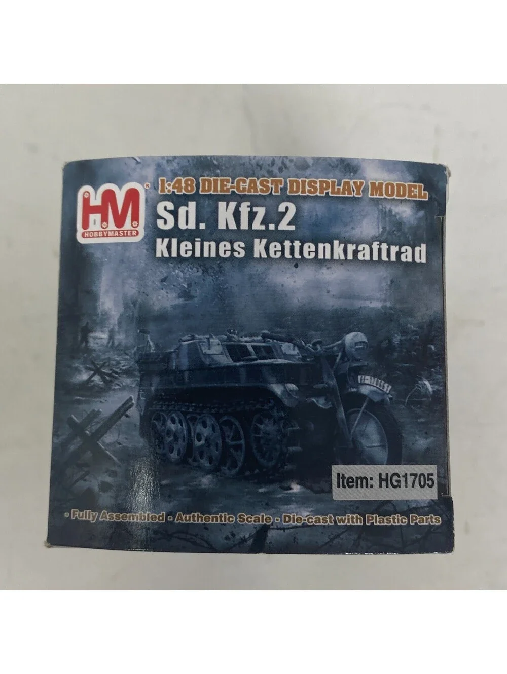 Hobby Master HG1705 Sd Kfz 2 Kettenkrad 1:48 Diecast Skijager Brigade Russia